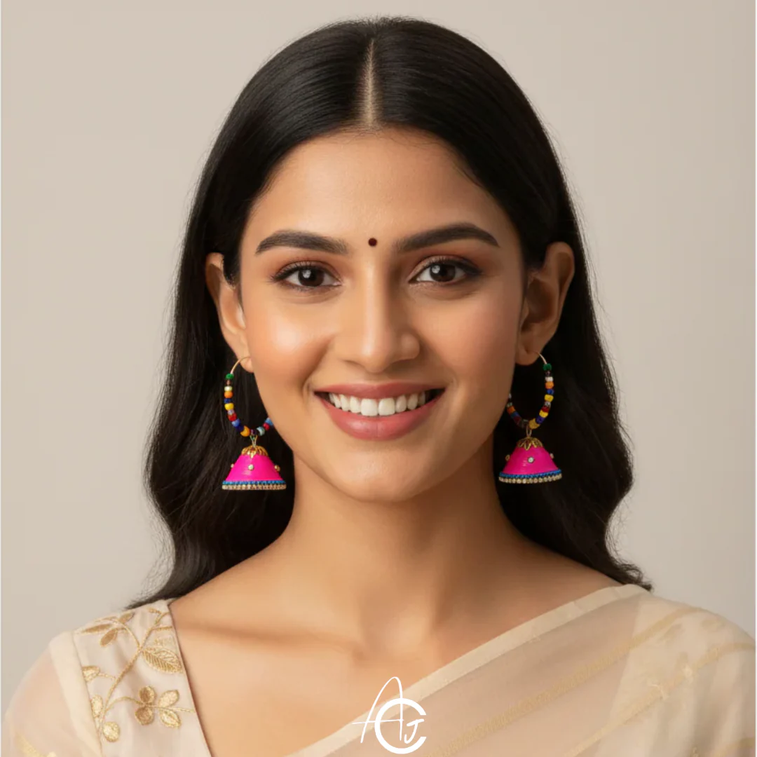 Satement Jhumka : Handmade - Image 3