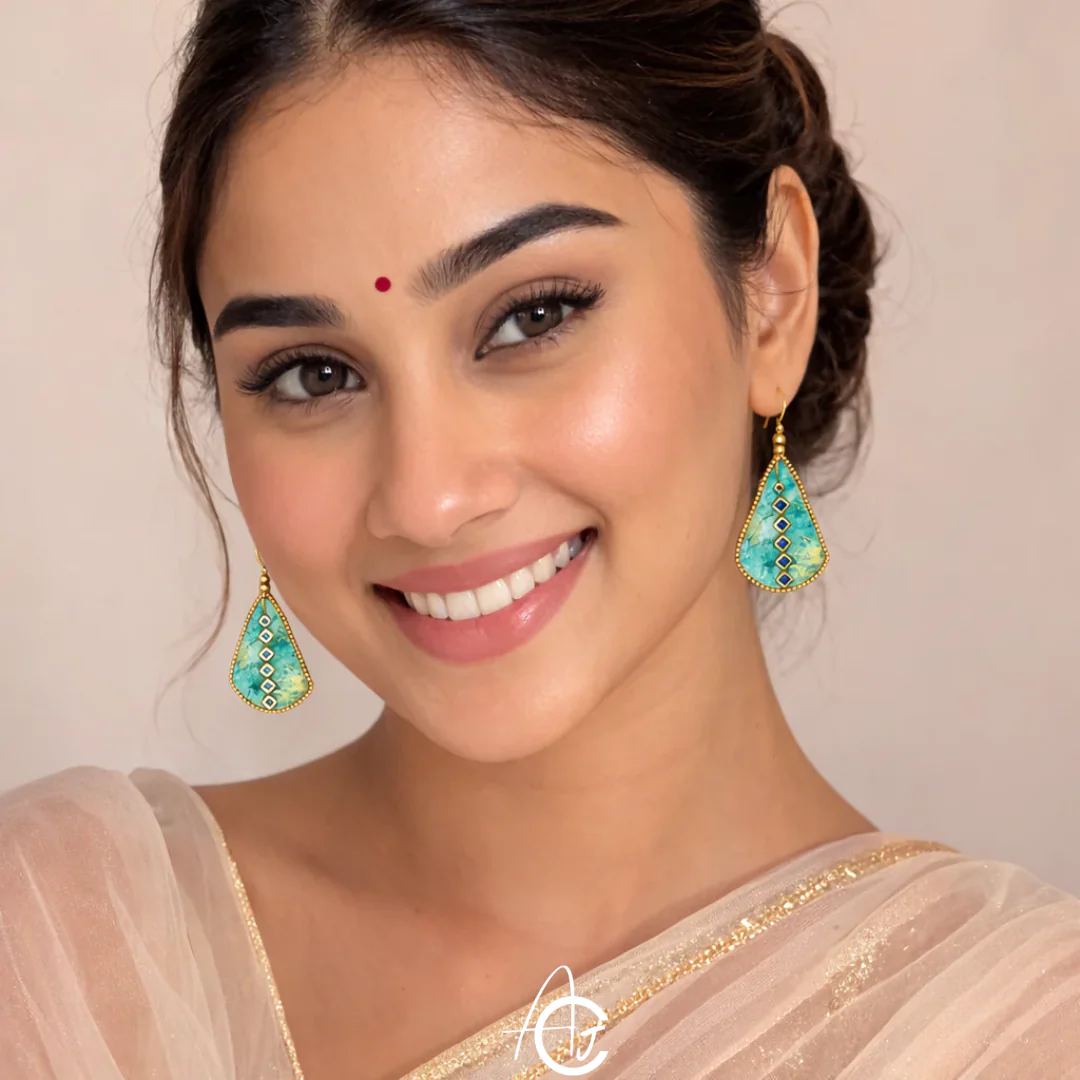 Fluid Earrings : Handmade - Image 3