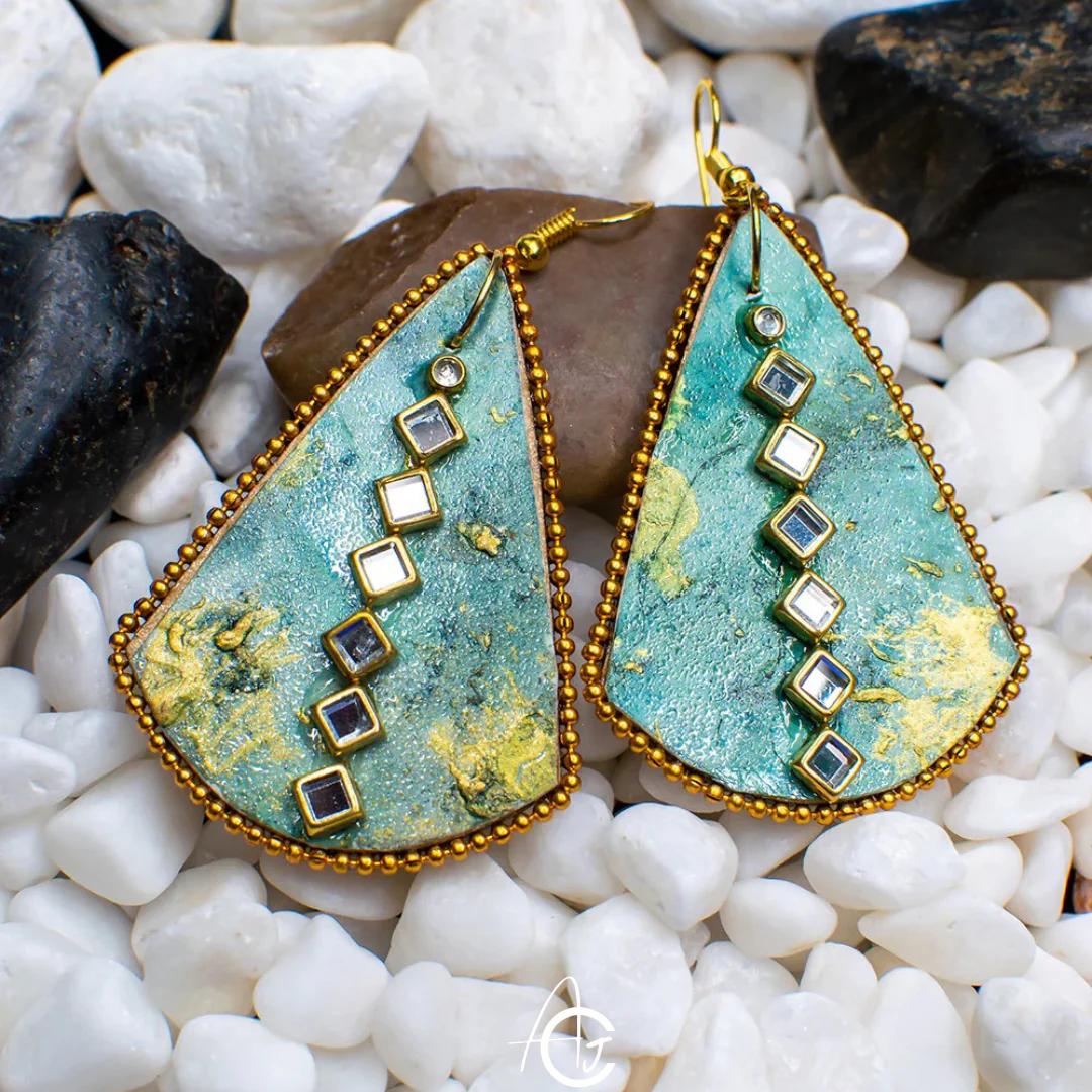 Fluid Earrings : Handmade - Image 5