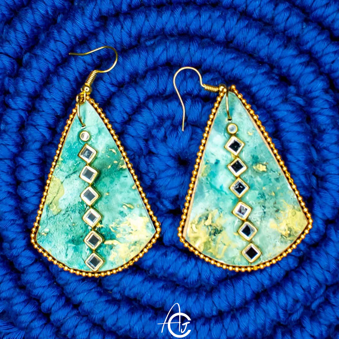 Fluid Earrings : Handmade - Image 6