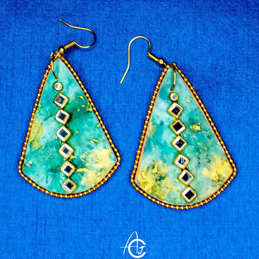 Fluid Earrings : Handmade - Image 7