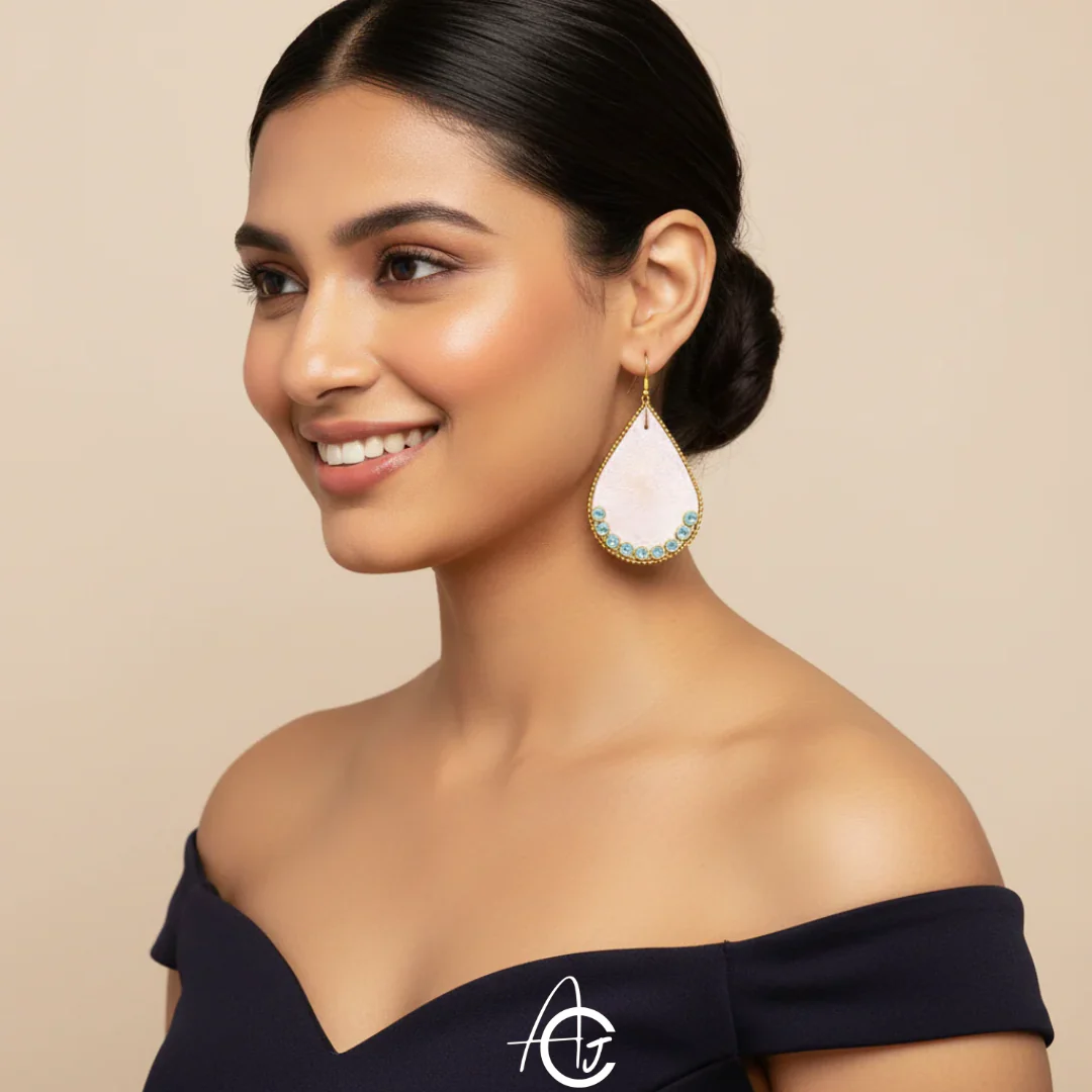 Fluid Earrings : Handmade - Image 3