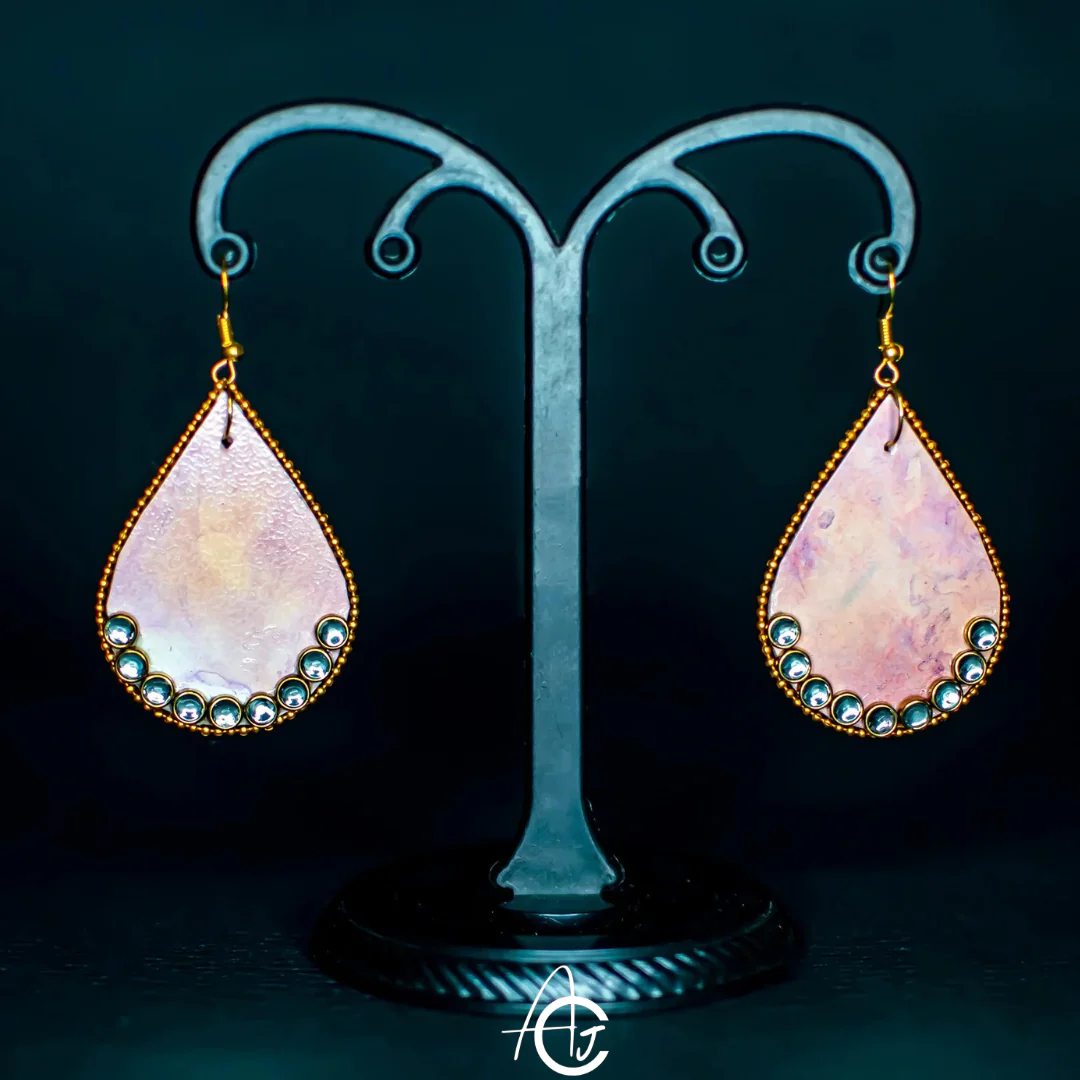 Fluid Earrings : Handmade - Image 4
