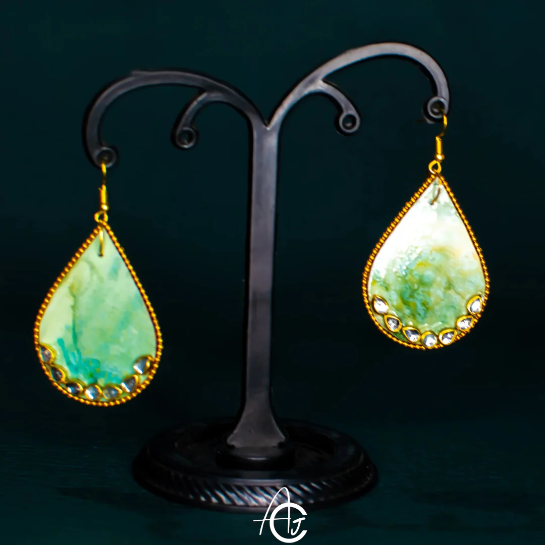 Fluid Earrings : Handmade - Image 4