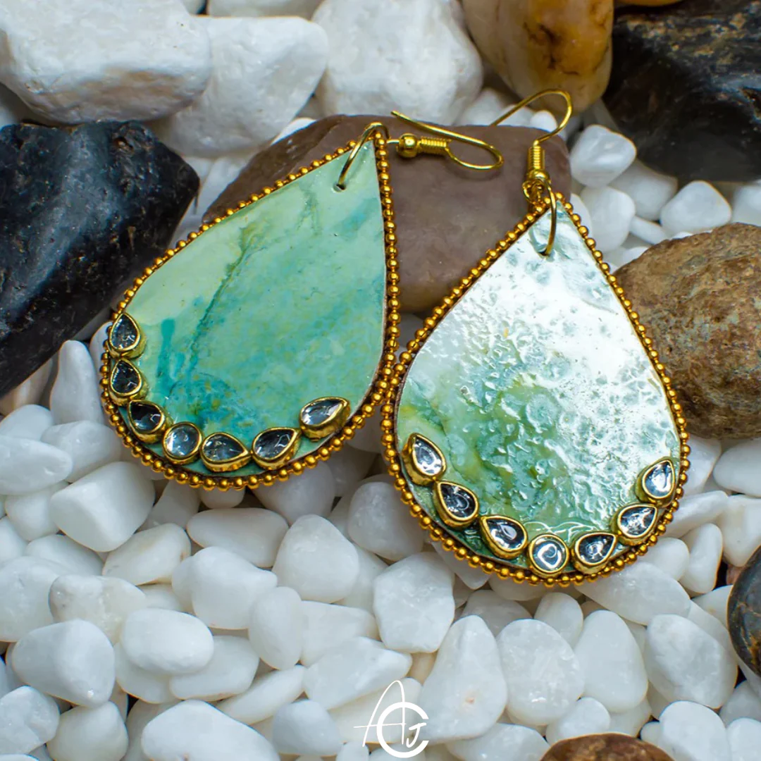 Fluid Earrings : Handmade - Image 5