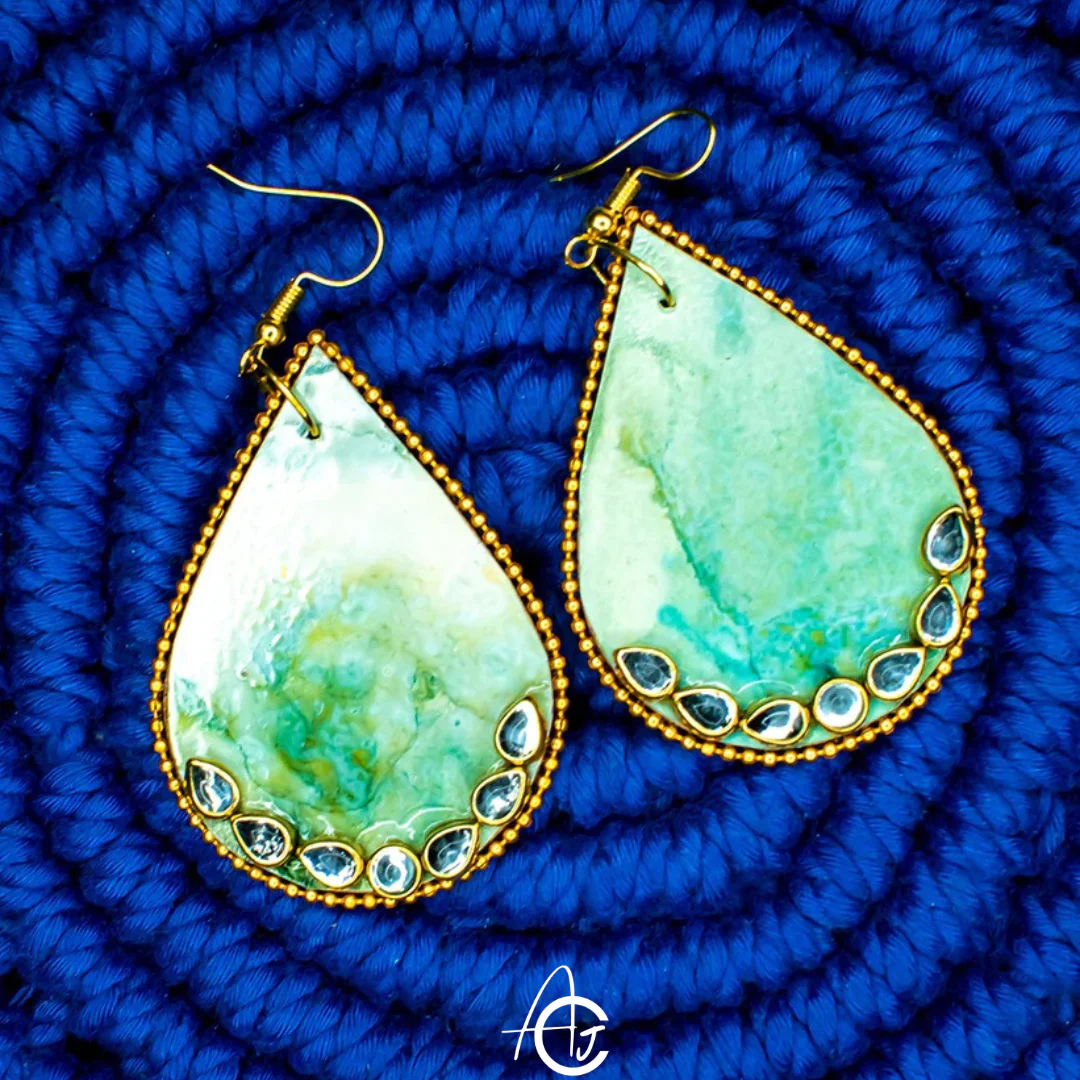 Fluid Earrings : Handmade - Image 6