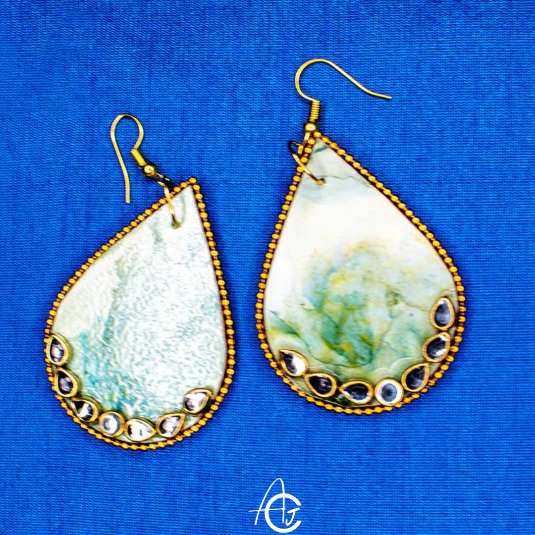 Fluid Earrings : Handmade - Image 7