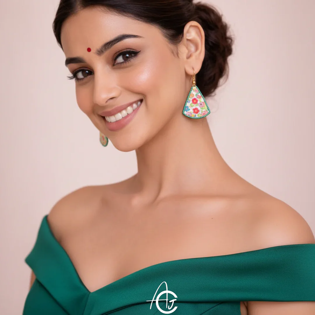 Statement Earrings : Handmade - Image 3