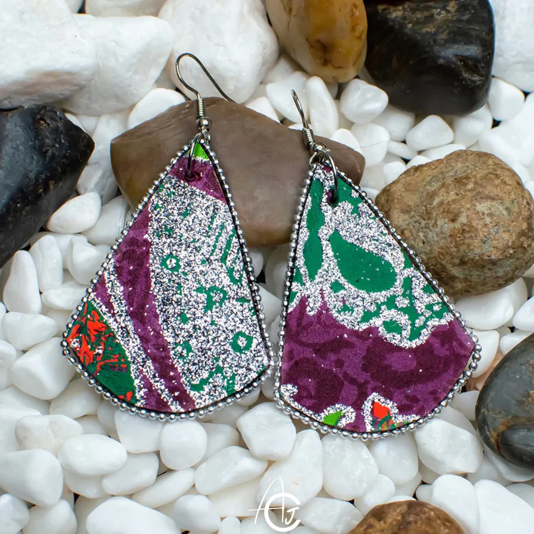 Statement Earrings : Handmade - Image 5