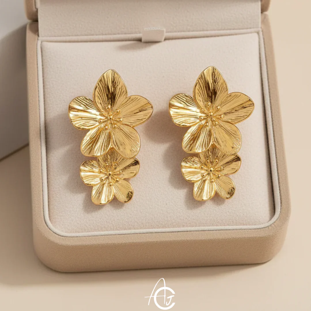 Pretty Flower Earrings - Image 3
