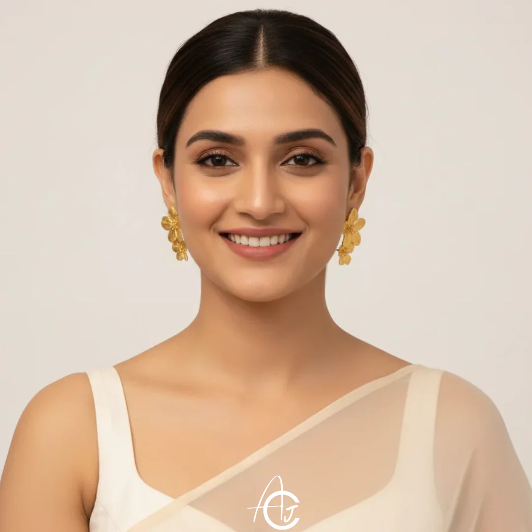 Pretty Flower Earrings - Image 4