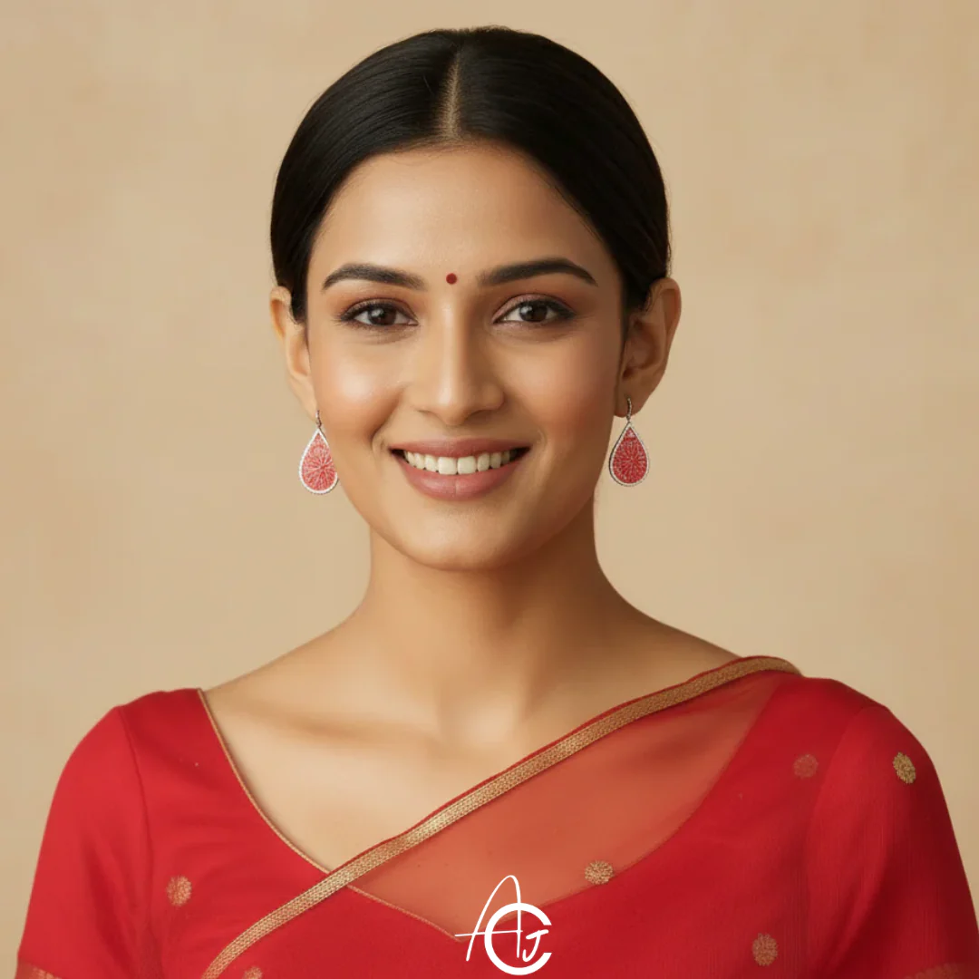 Statement Earrings : Handmade - Image 3