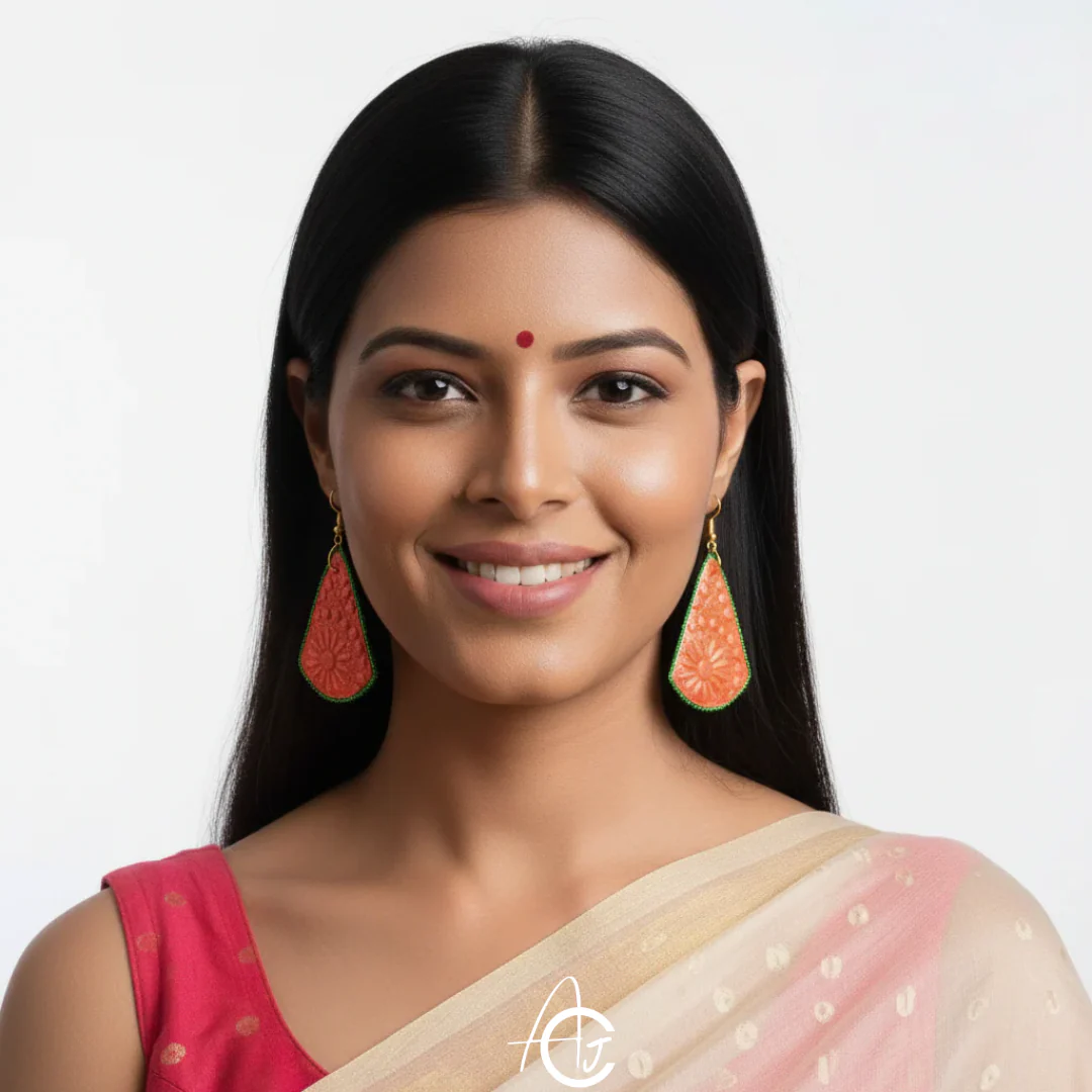 Statement Earrings : Handmade - Image 3