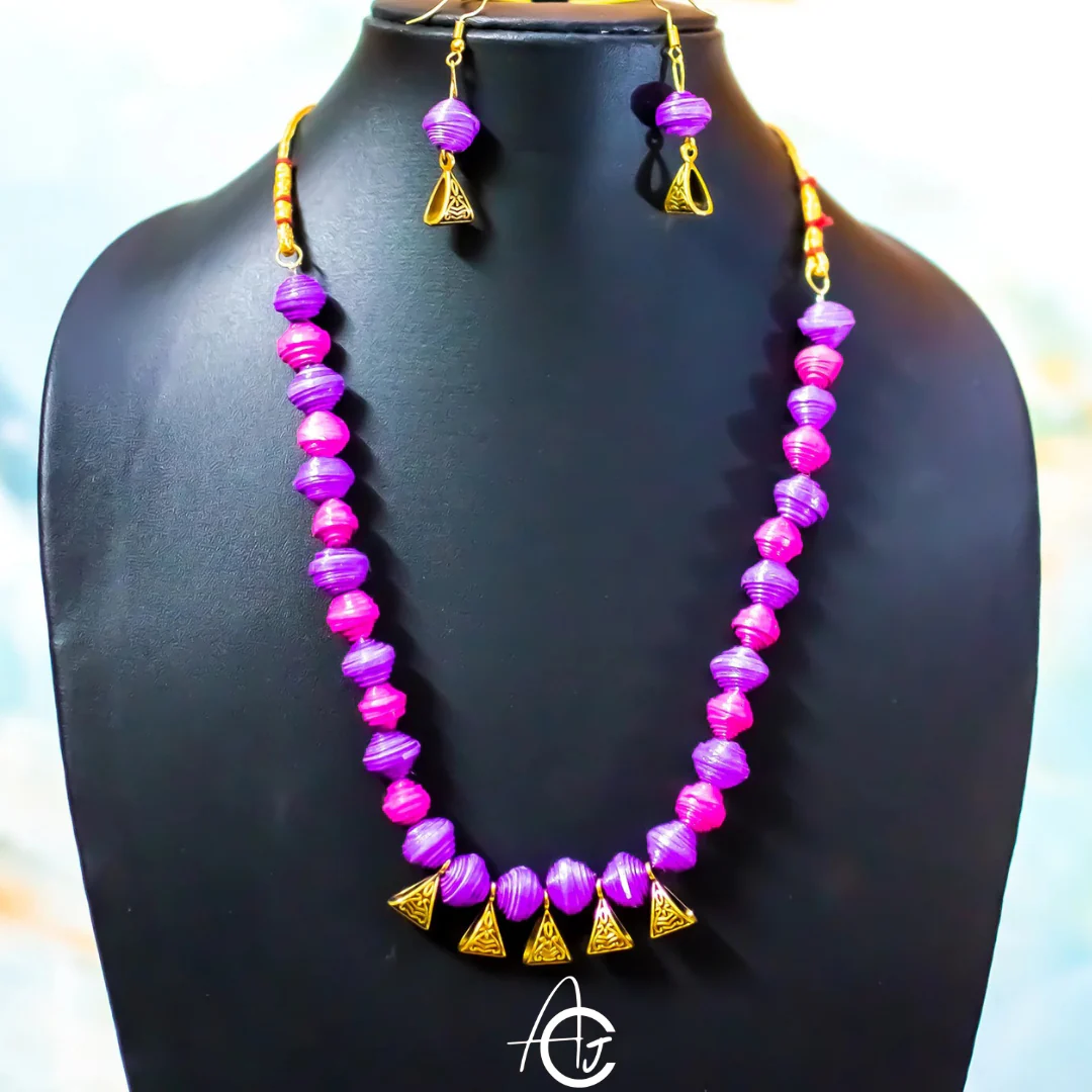 Beads Necklace Set : Handmade - Image 5