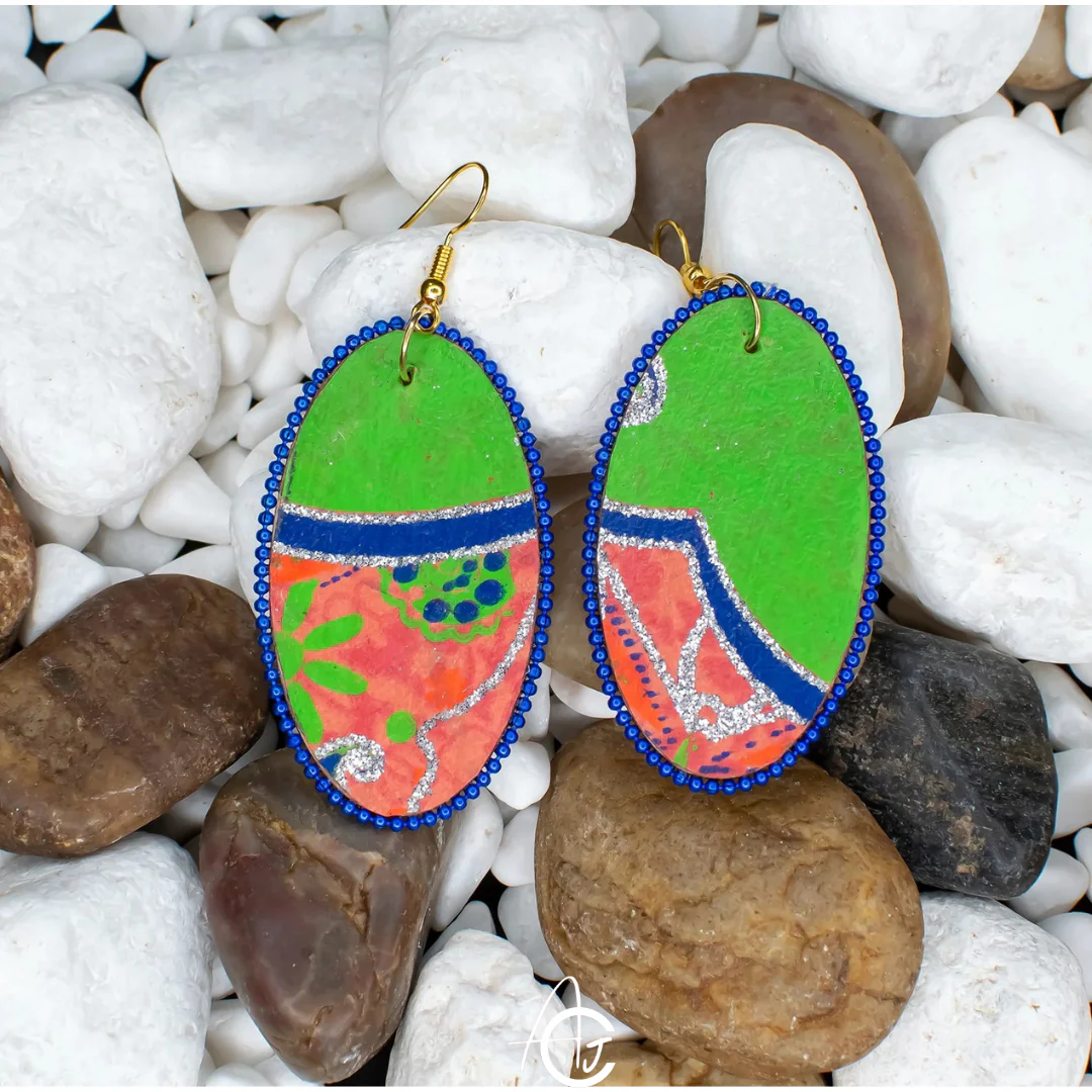 Statement Earrings : Handmade - Image 3
