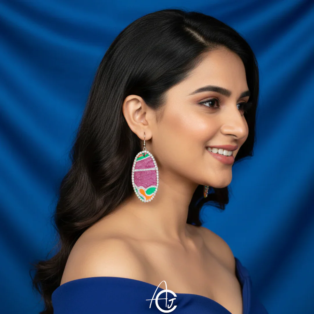 Statement Earrings : Handmade - Image 3