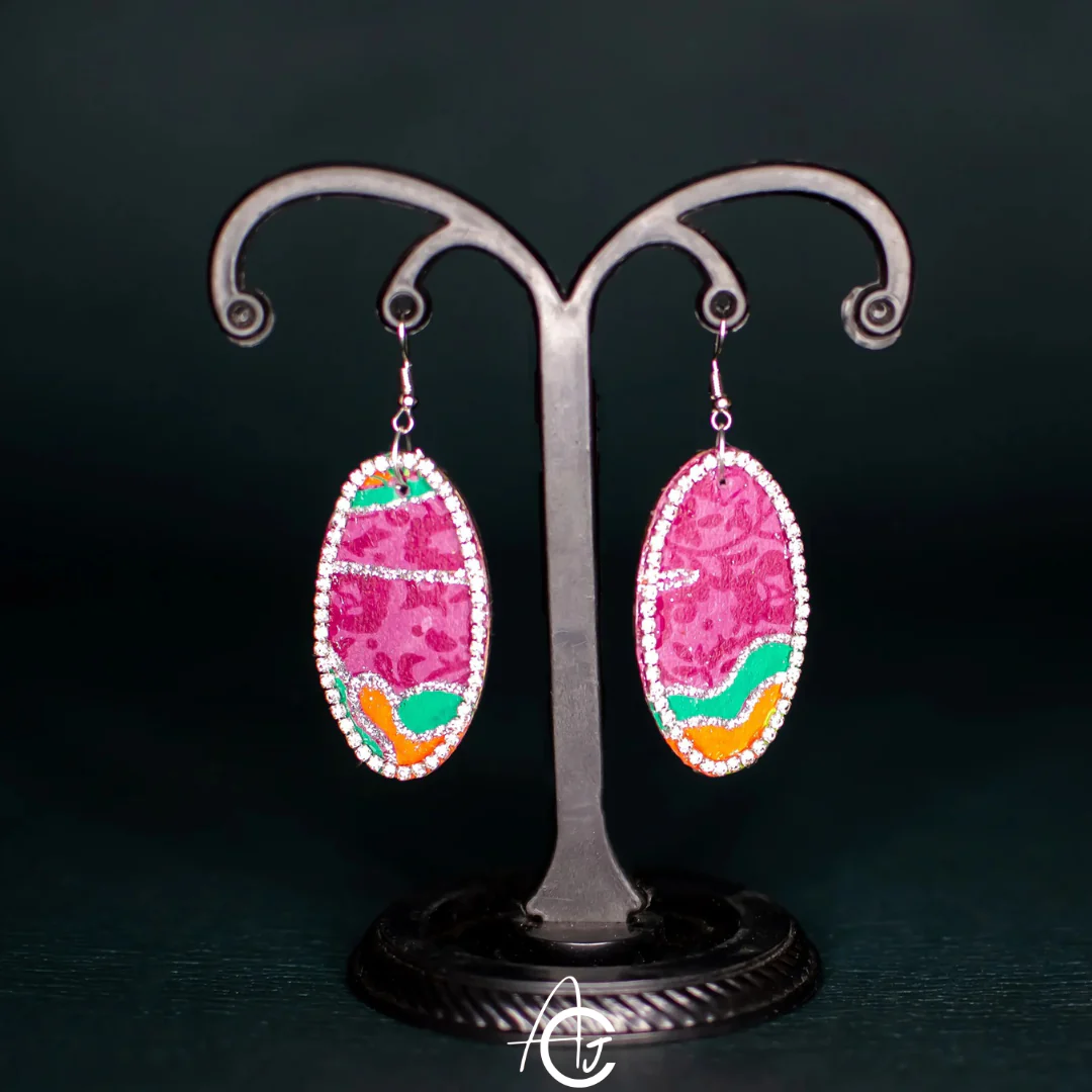 Statement Earrings : Handmade - Image 4
