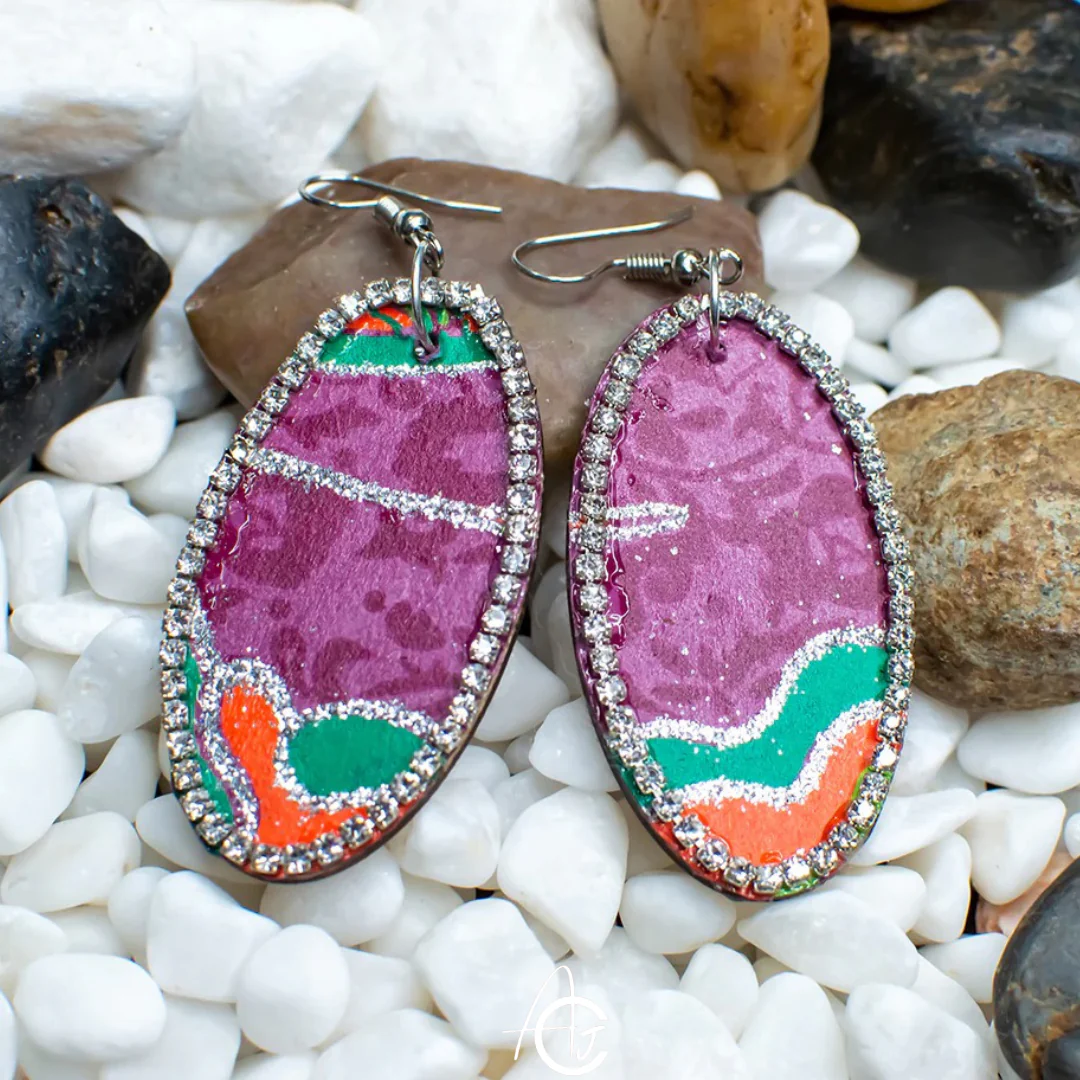 Statement Earrings : Handmade - Image 5