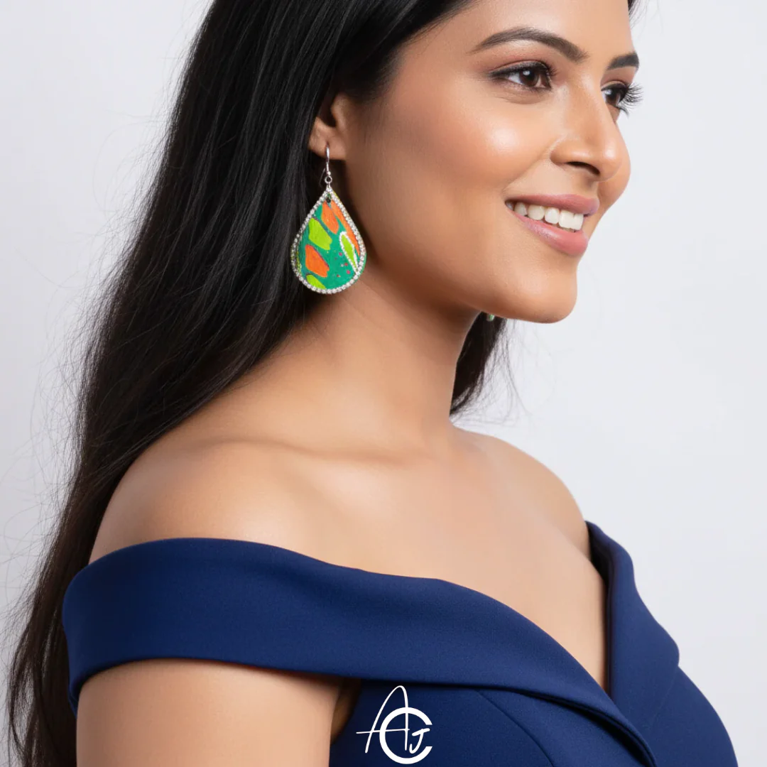 Statement Earrings : Handmade - Image 3